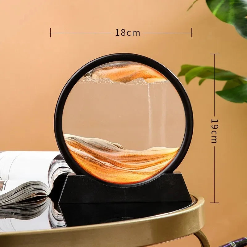 3D Hourglass Quicksand Moving Sand Art Picture